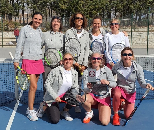 Foto Subcampeonas Colmenar Viejo (Final División Única Femenina Vet. 45 2022)